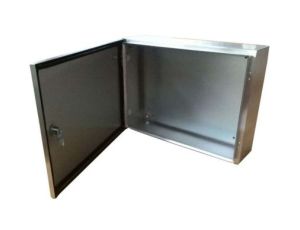 Szafka ścienna rozdzielcza, materiał: Stal nierdzewna typu 304, IP66, 600 x 400 x 200mm, RS PRO