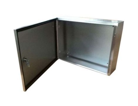 Szafka ścienna rozdzielcza, materiał: Stal nierdzewna typu 304, IP66, 600 x 400 x 200mm, RS PRO