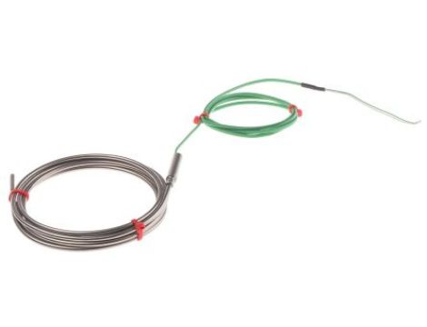 Termopara typ K do +1100C 1.5m kabel 1m, Stal nierdzewna IEC