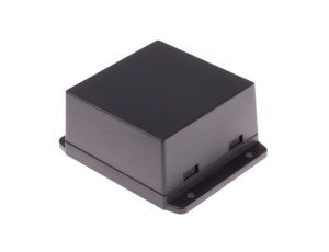 Obudowa Czarny z kołnierzem, 80 x 80 x 43mm, RS PRO