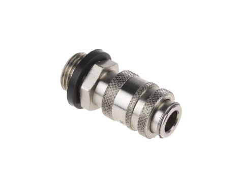 Szybkozłączka pneumatyczna, materiał Mosiądz, złącze G 1/8 męskie, RS PRO Rectus 20, Rectus 91, Walther 06-003