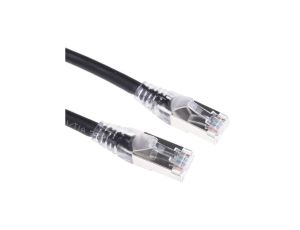 Zespół kablowy kategorii 6a Czarny S/FTP RS PRO