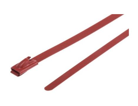 Opaska kablowa 360mm 4,6 mm Stal nierdzewna z powłoką poliestrową 100 sztuk RS PRO
