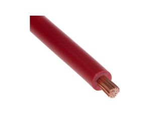 Jednożyłowy kabel sterowniczy CSA 2,5 mm, Maks. +70C 1000 V Czerwony, RS PRO