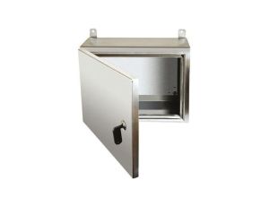 Szafka ścienna rozdzielcza, materiał: Stal nierdzewna 316, IP69K, 300 x 400 x 200mm, RS PRO