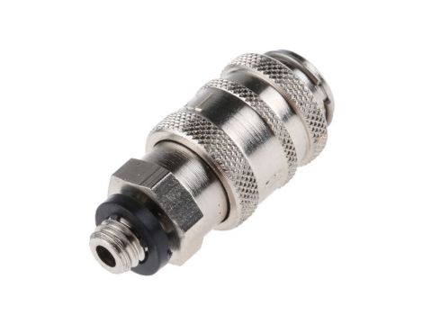 Szybkozłączka pneumatyczna, materiał Mosiądz, złącze Metryczne M5 męskie, RS PRO Rectus 20, Rectus 91, Walther 06-003