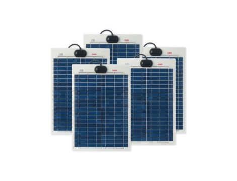 Panel słoneczny, 20W, 21.6V, 505 x 345 x 3mm, RS PRO /zestaw 5szt./