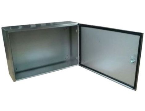 Szafka ścienna rozdzielcza, materiał: Stal nierdzewna typu 304, IP66, 480 x 360 x 150mm, RS PRO