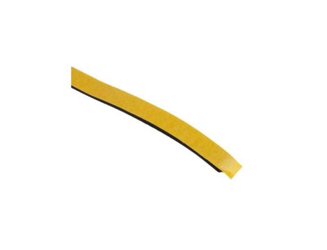 Taśma piankowa, 10m x 12mm x 3mm, kolor: Czarny, RS PRO