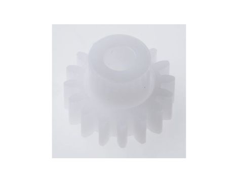 Koło zębate walcowe, moduł: 1, l.zębów: 16, śr. piasty: 10mm, śr. otworu: 5mm, POM