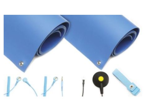 Mata antystatyczna ESD Tak, kolor: Niebieski