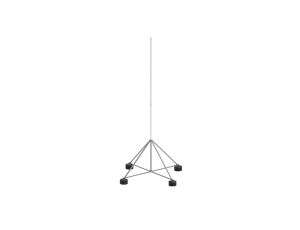 Maszt na czworonogu do zwodów poziomych wysokich 6m aluminium/ocynk ogniowy 65.6 AL/OG ZA 2P CZ 65126092