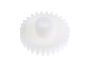 Koło zębate walcowe, moduł: 1, l.zębów: 28, śr. piasty: 11.7mm, śr. otworu: 5mm, POM