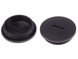 Zaślepka, Czarny M40 x 1.5 Gwintowany, Nylon 66, Zaślepianie, 39.9mm 45.8mm RS PRO