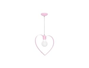 Lampa wisząca AMORE PINK 1xE27
