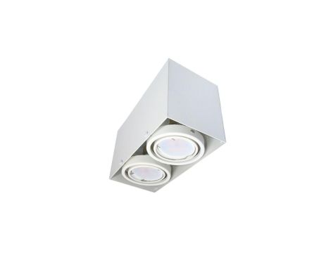 LAMPA SUFITOWA BLOCCO BIAŁA 2x7W GU10 LED