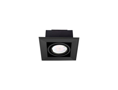 Lampa podtynkowa blocco czarna 1x7W GU10 LED 560lm ML472