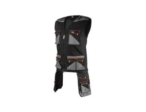 Kamizelka robocza HD Slim czarno szara suwak M 81-268-M