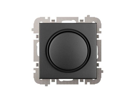 Vestra Ściemniacz LED obrotowy bez ramki podtynkowy IP20 czarny 3807-19