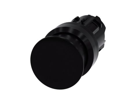 Przycisk grzybkowy 22mm tworzywo czarny 30mm z samopowrotem SIRIUS ACT 3SU1000-1AD10-0AA0