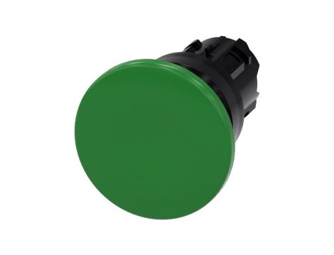 Przycisk grzybkowy 22mm tworzywo zielony 40mm z samopowrotem SIRIUS ACT 3SU1000-1BD40-0AA0