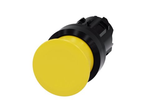 Przycisk grzybkowy 22mm tworzywo żółty 30mm z samopowrotem SIRIUS ACT 3SU1000-1AD30-0AA0