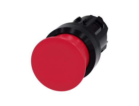 Przycisk grzybkowy 22mm tworzywo czerwony 30mm z samopowrotem SIRIUS ACT 3SU1000-1AD20-0AA0