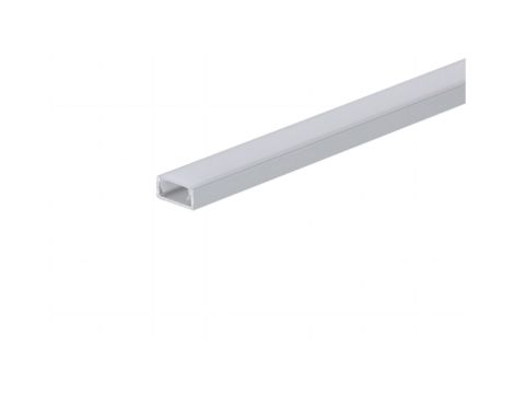 Profil led Basic 2m anodowany z osłoną mleczną MLF