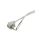 Przewód z wtyczką kątową 3x1,0mm 3m biały