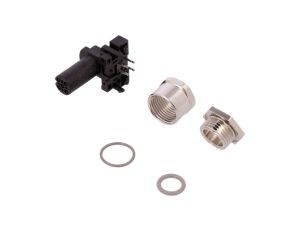 Złącze okrągłe M12 żeńskie kątowe montaż THT 4pin 250V T4145015041-001