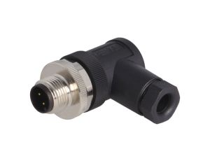 Złącze okrągłe M12 męskie kątowe nieekranowane 4pin 250V PG7 T4113001041-000