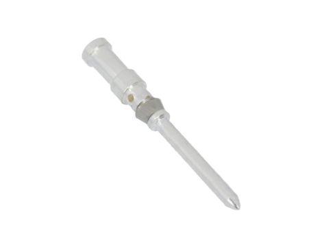 Styk HDC męski srebrzony na przewód 1mm T2020001010-000