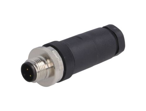 Złącze okrągłe M12 męskie proste nieekranowane 4pin 250V PG9 T4111002041-000