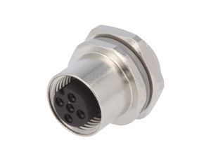 Złącze okrągłe M12 męskie proste do lutowania 3pin 250V T4133012031-000