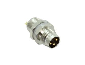 Złącze okrągłe M8 męskie proste do lutowania 3pin 60V T4032014031-000
