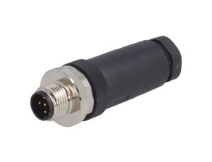 Złącze okrągłe M12 męskie proste nieekranowane 5pin 60V PG9 T4111402051-000