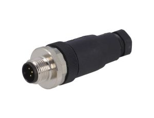 Złącze okrągłe M12 męskie proste nieekranowane 5pin 60V PG7 T4111001051-000