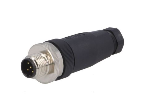 Złącze okrągłe M12 męskie proste nieekranowane 5pin 60V PG7 T4111401051-000