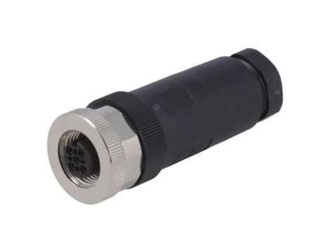 Złącze okrągłe M12 żeńskie proste nieekranowane 4pin 250V PG9 T4110002041-000