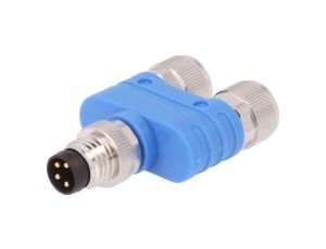 Złącze okrągłe M8 męskie i żeńskie x2 4pin Y T4081122004-000