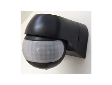 Czujnik ruchu 800W IP44 PIR / na podczerwień wodoodporny natynkowy czarny SENSOR 90 B GXSE008
