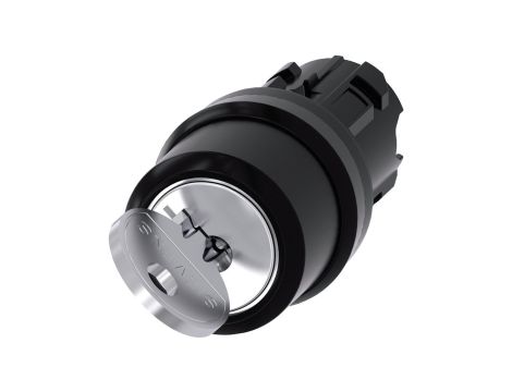 Przełącznik z kluczem 22mm tworzywo 2 poz 0-I Ronis nr 455 klucz w poz O SIRIUS ACT 3SU1000-4CF01-0AA0