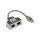 Adapter typu rozdzielacz 2xRJ45/1xRJ45 kat.5e FTP