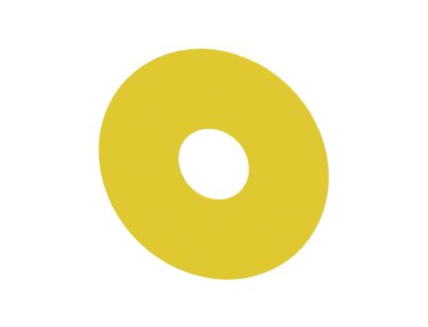 Etykieta żółta samoprzylepna 75mm do otworów 22mm bez inskrypcji SIRIUS ACT 3SU1900-0BC31-0AA0