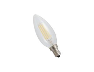 Żarówka led filament E14 led 4W świeca ciepła biała 2700K RETRO