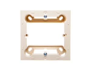 Simon Classic Puszka natynkowa pojedyncza składana/ głęboka beżowa PSC/12