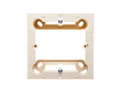 Simon Classic Puszka natynkowa pojedyncza składana/ głęboka beżowa PSC/12