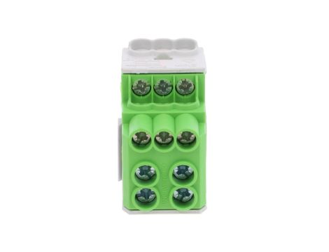 Blok rozdzielczy - dystrybucyjny Al/Cu SDB 100 (80010) SIMBLOCK zielony 81601005