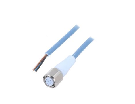 Złącze okrągłe M12 żeńskie proste z wolnym końcem przewodów 4pin 7024-12221-3210500