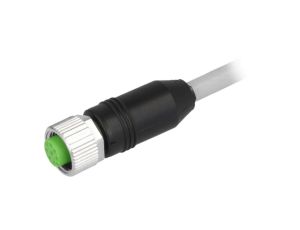 Złącze okrągłe M12 żeńskie proste z wolnym końcem przewodów 8pin 7000-17041-2950300